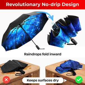 Reverse Folding Umbrella - Stellar Glow
