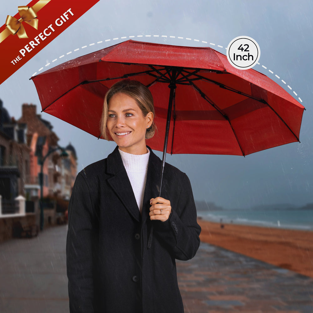 Red Travel Umbrella