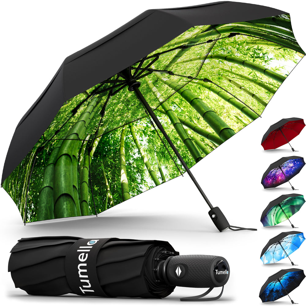 Black Travel Umbrella