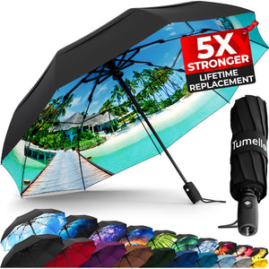 Beach Life Folding Umbrella