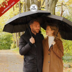 2-Pack Black Umbrellas