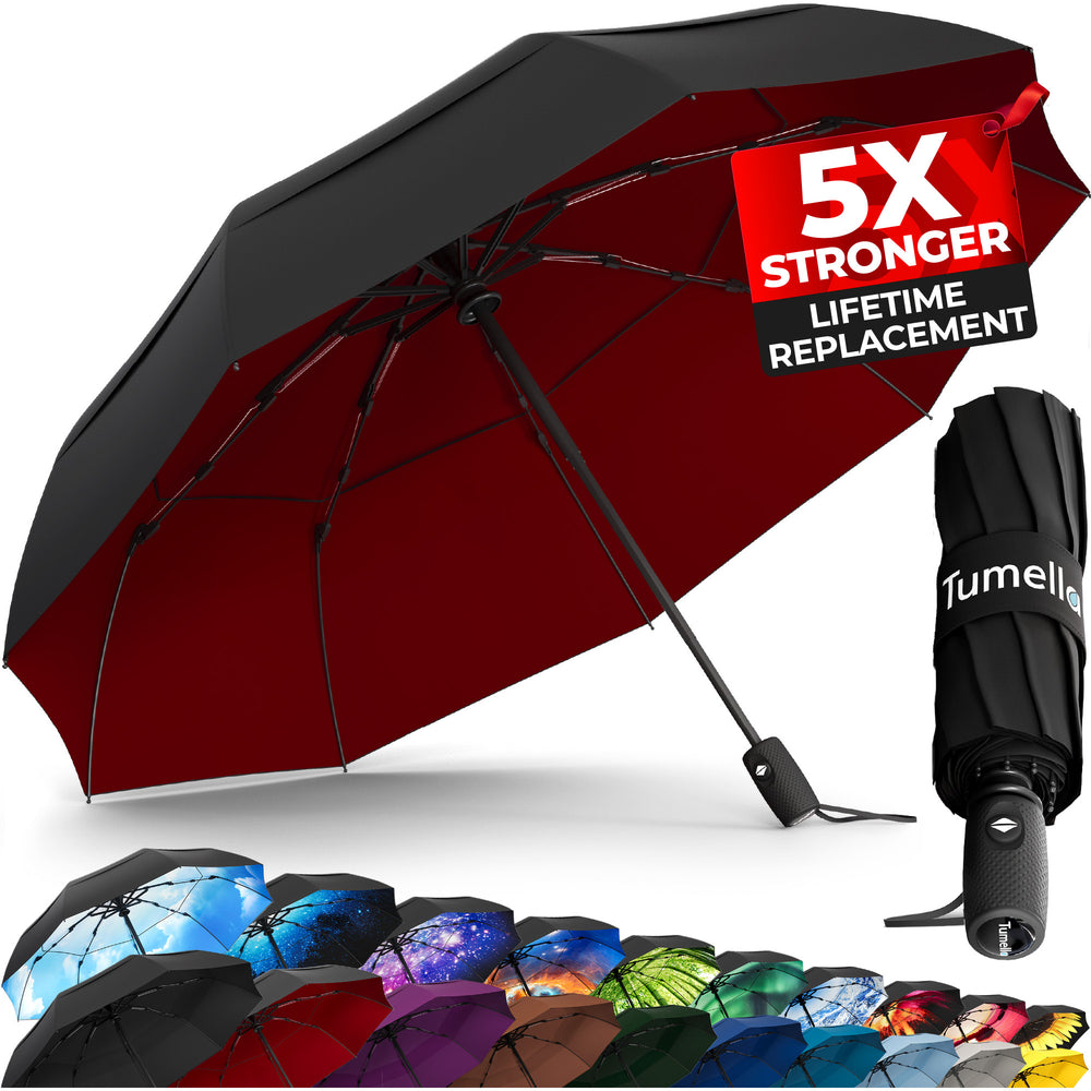 Black Travel Umbrella