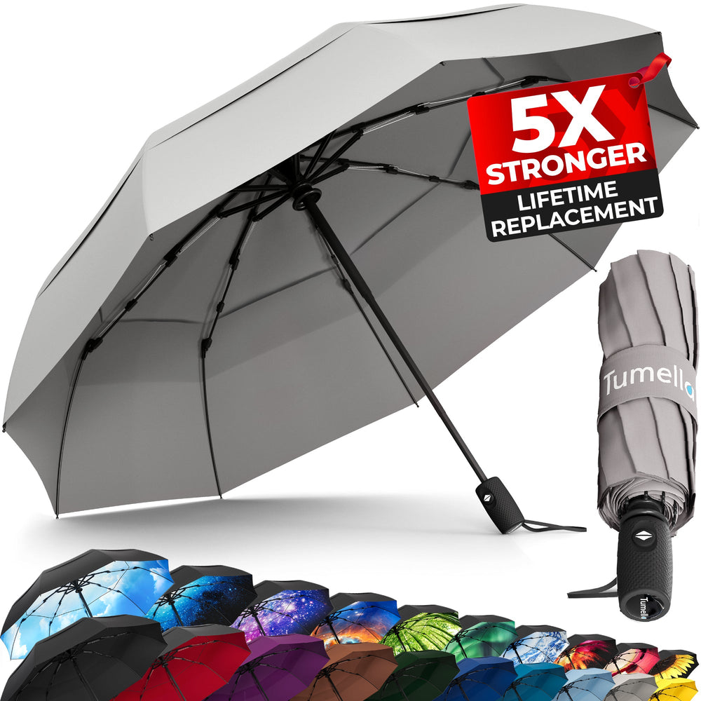 Black Travel Umbrella