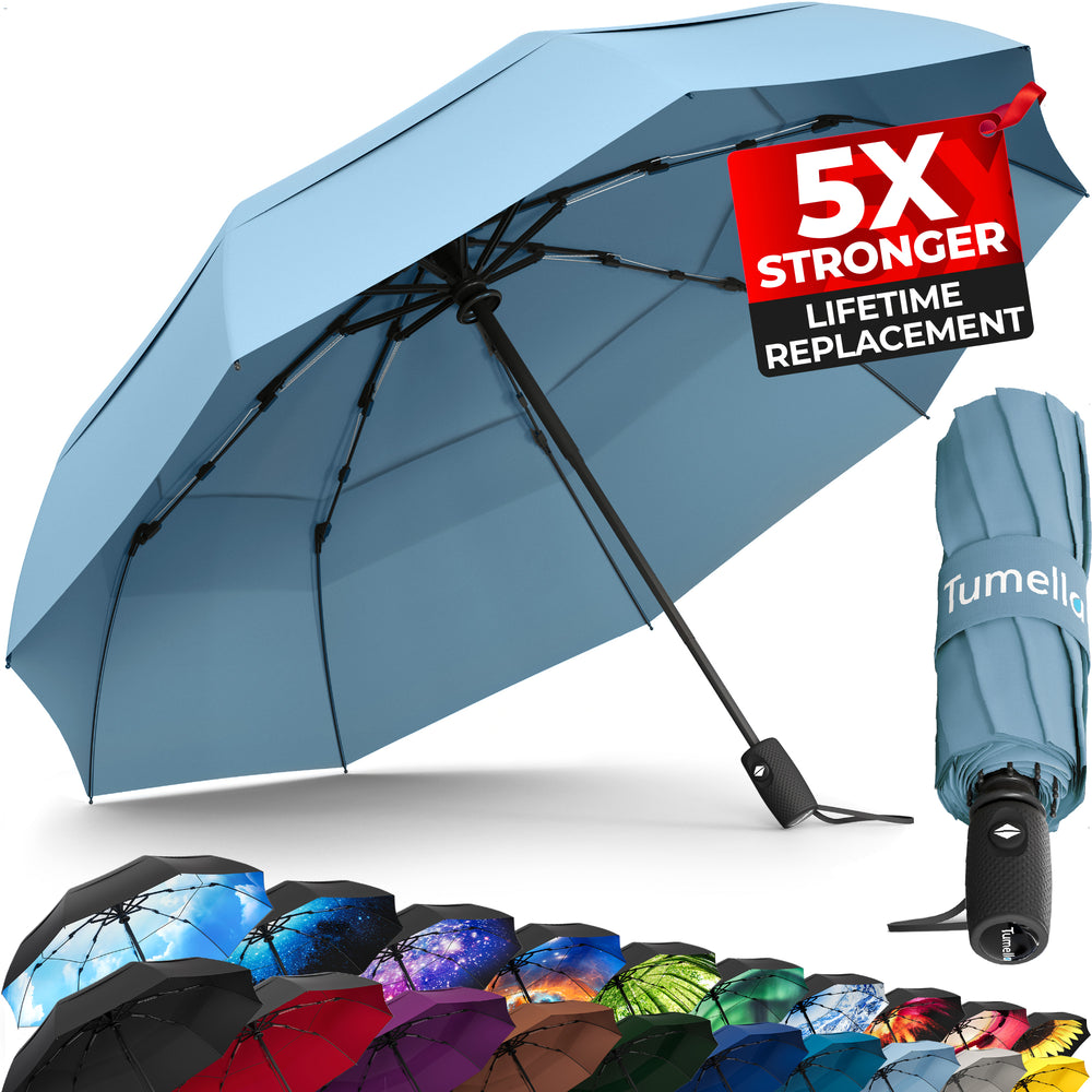 Black Travel Umbrella