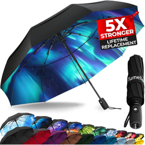 Black Travel Umbrella