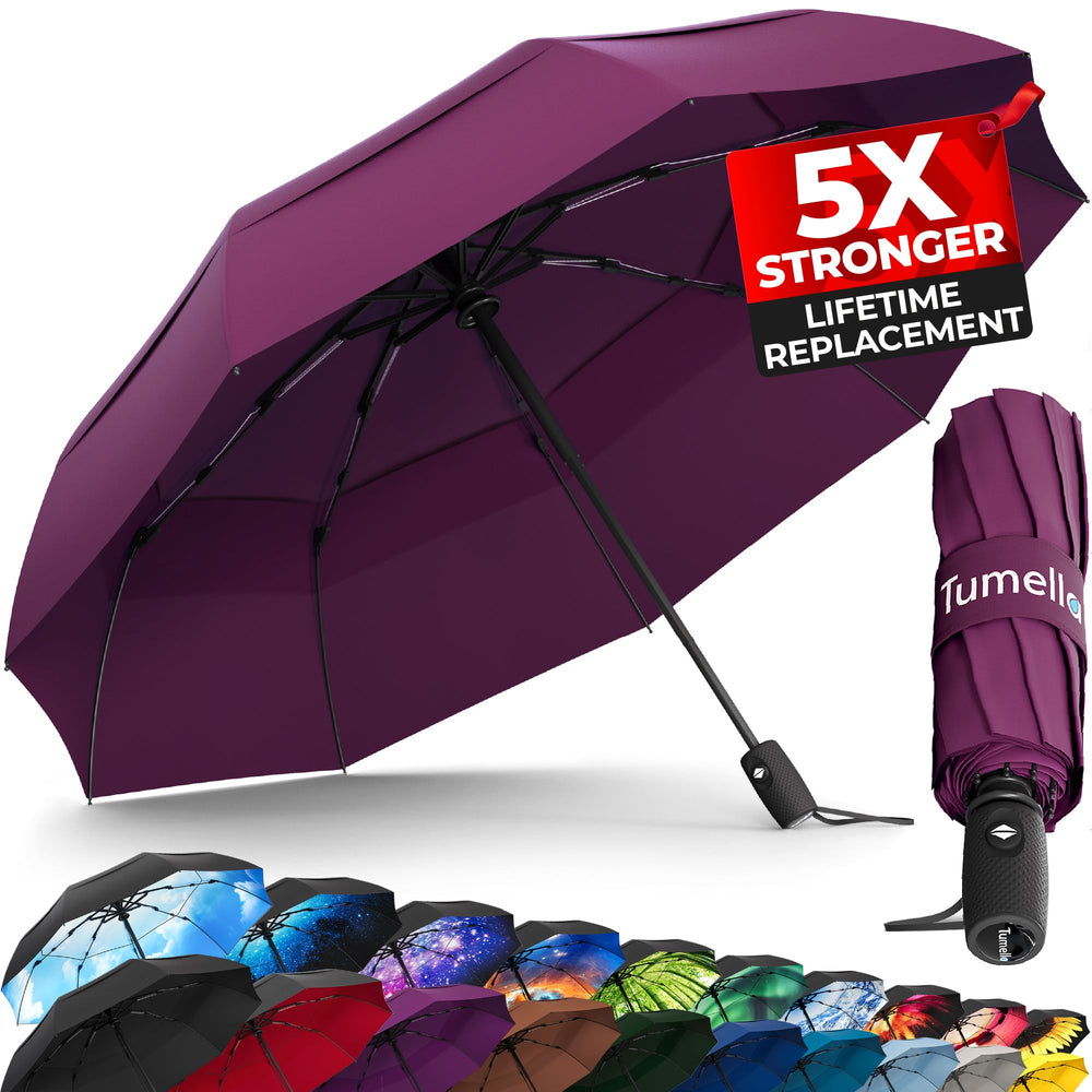 Black Travel Umbrella